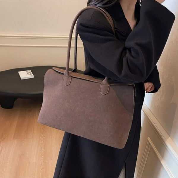 The Siena Suede Shoulder Bag