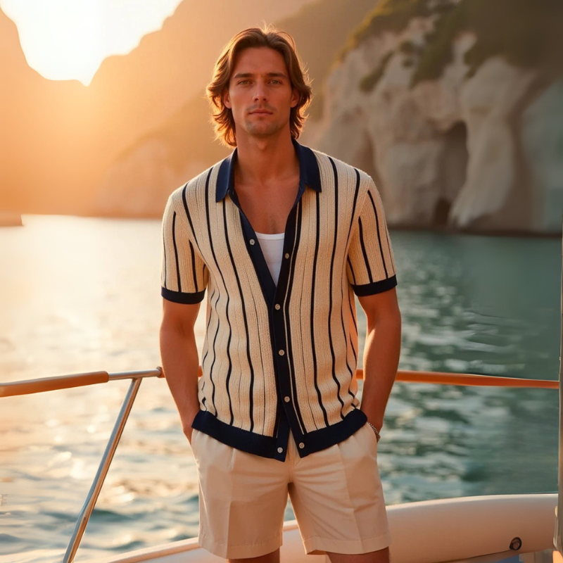 The Amalfi Cotton Knit Polo