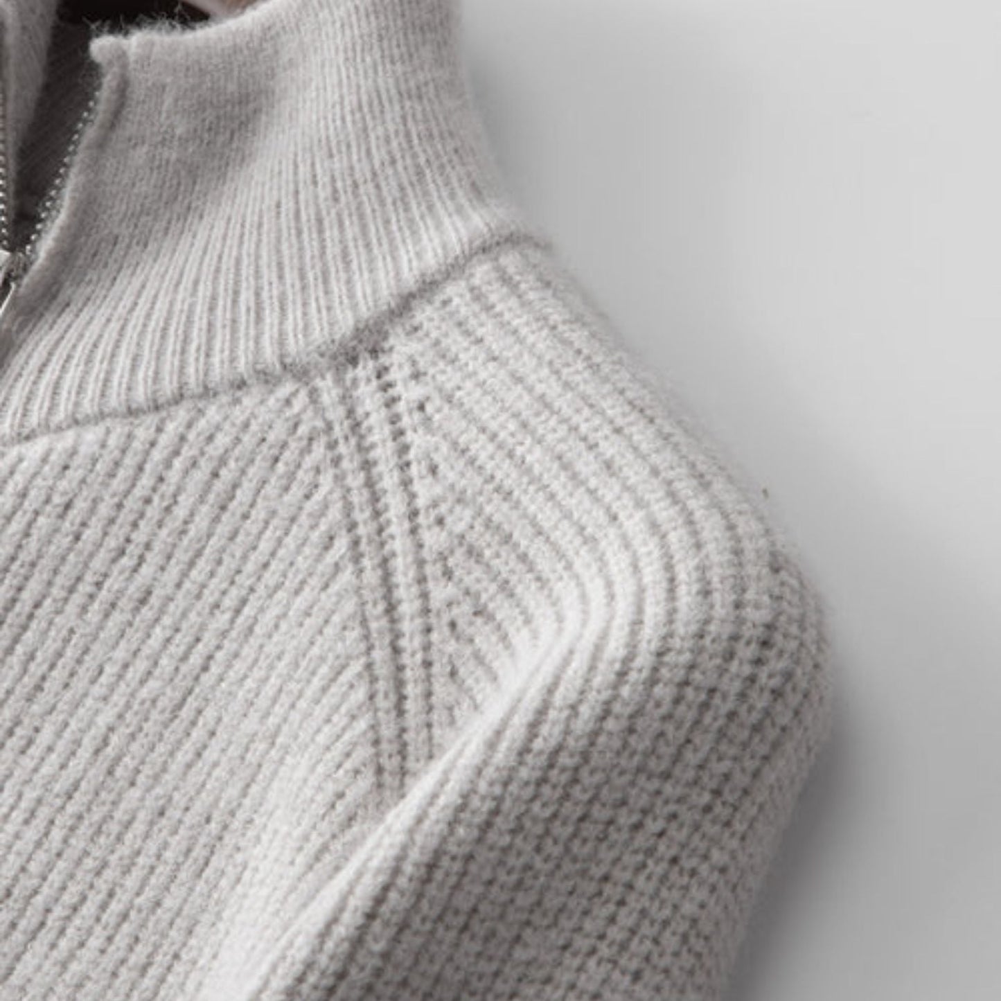 The Amalfi Wool Zipper Vest