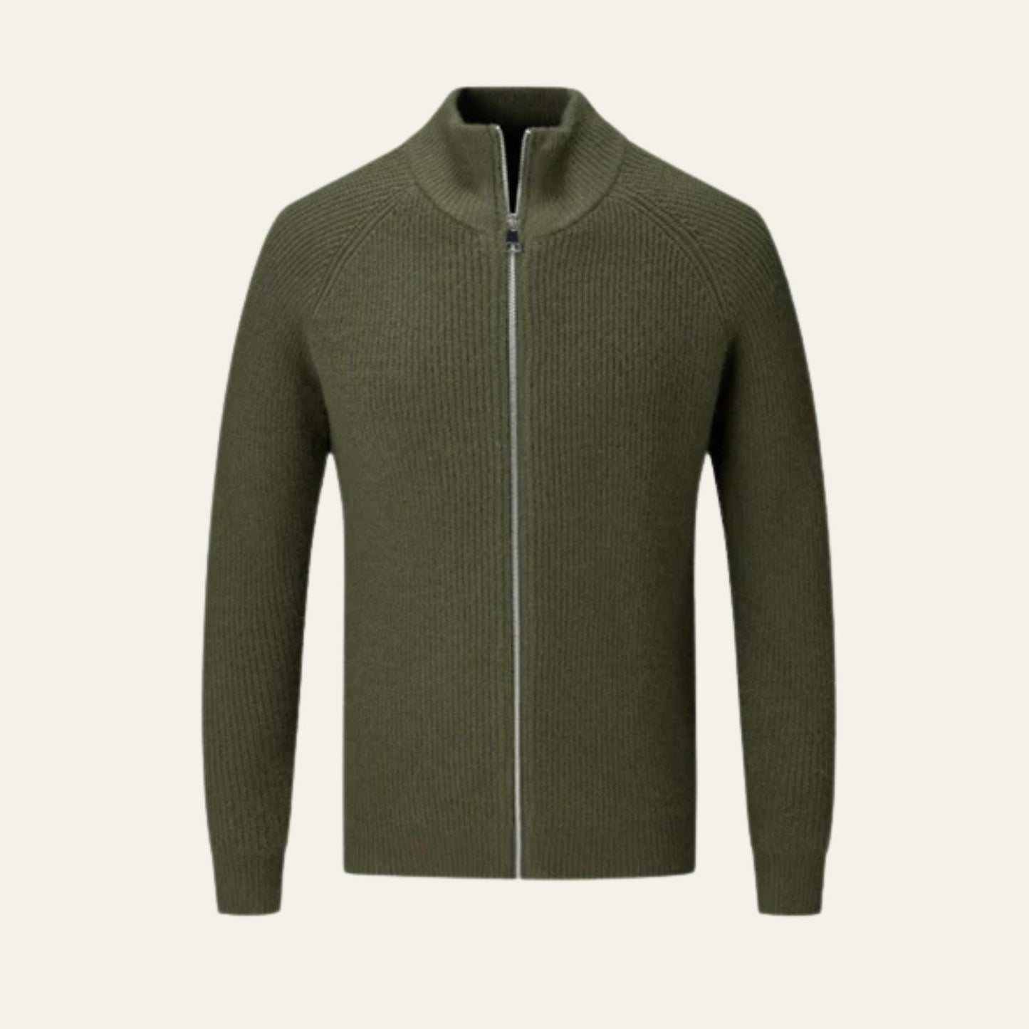 The Amalfi Wool Zipper Vest