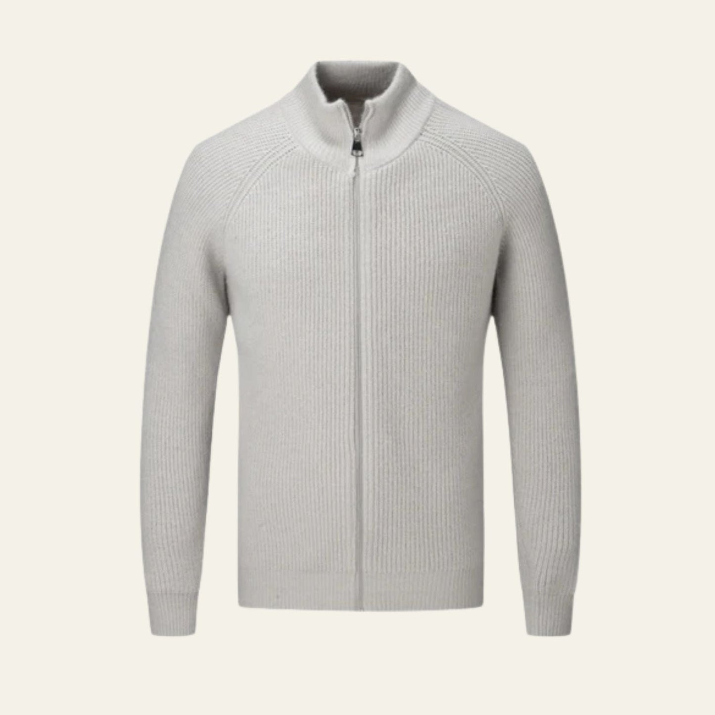 The Amalfi Wool Zipper Vest