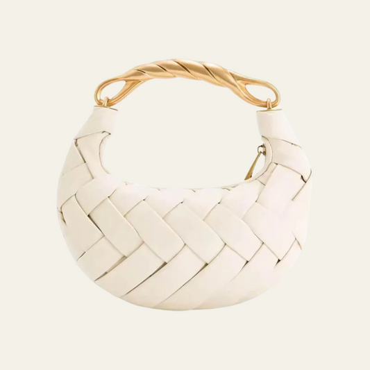 The Alexandra Woven Mini Hobo Bag