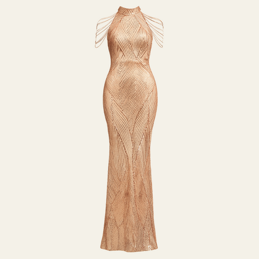 The Cannes Sequin Evening Gown