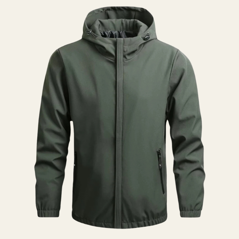 The Bergen Hooded Windbreaker