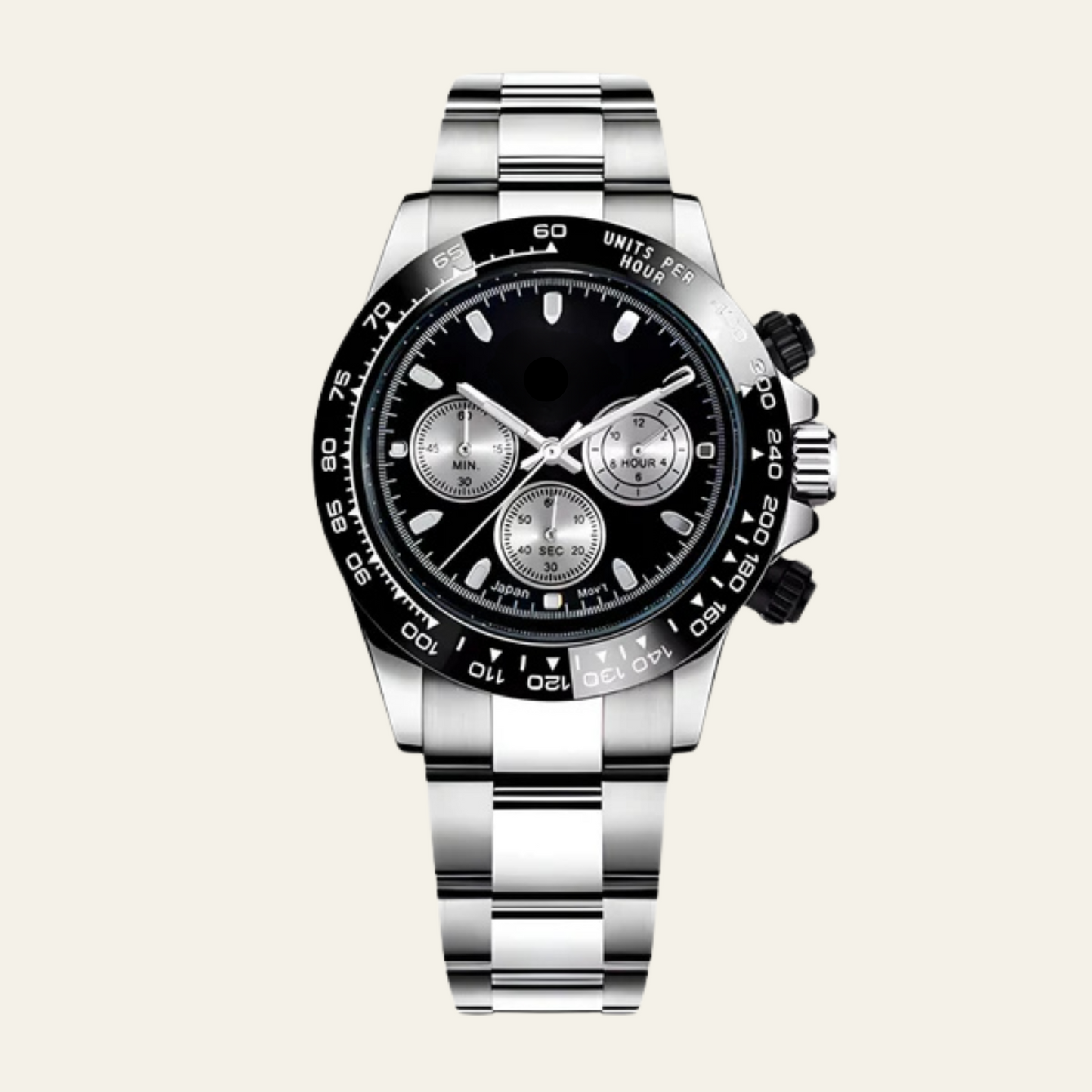 The Lucerne Stainless Steel Chronograph Watch