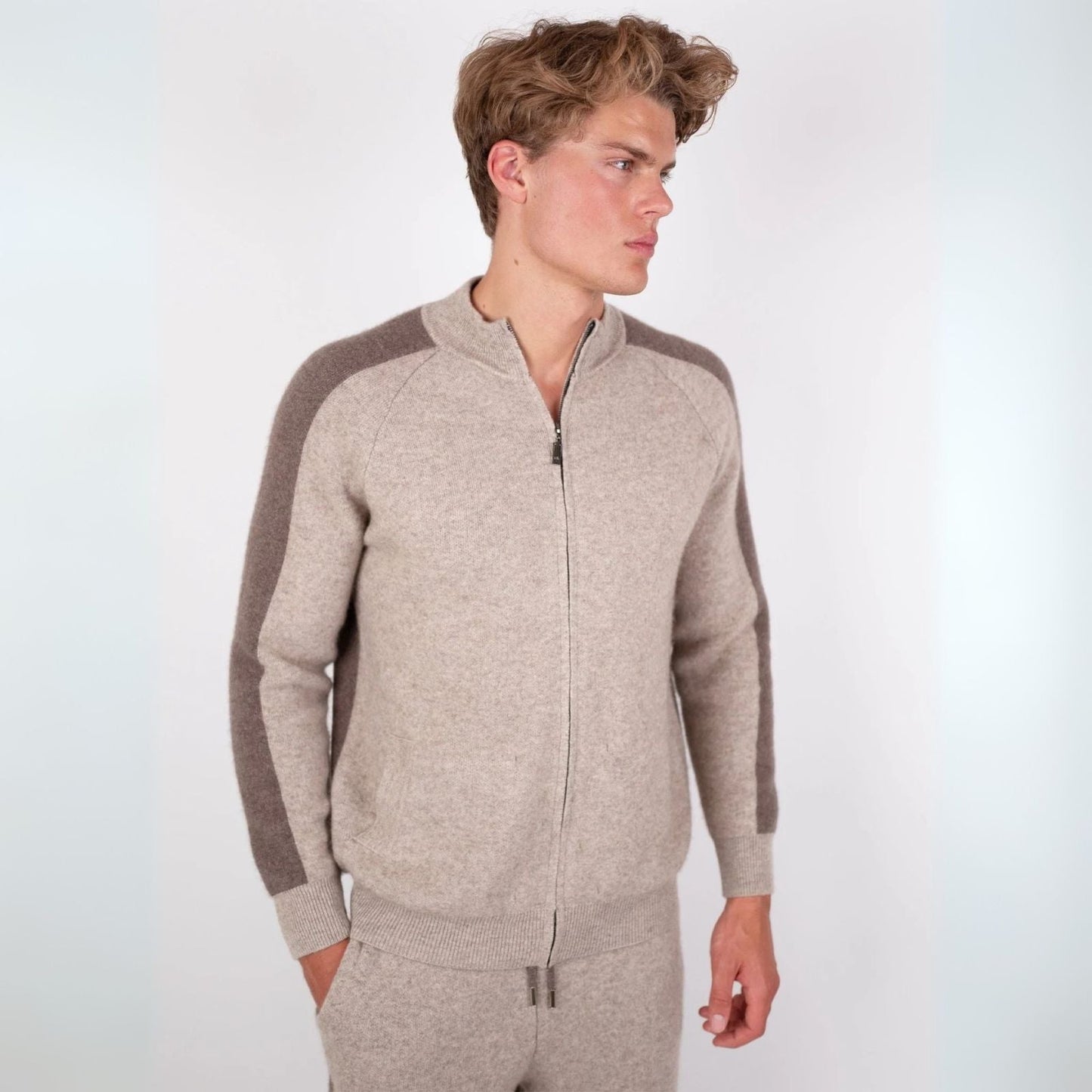 The Portofino Cashmere Multi-Color Jogger Set