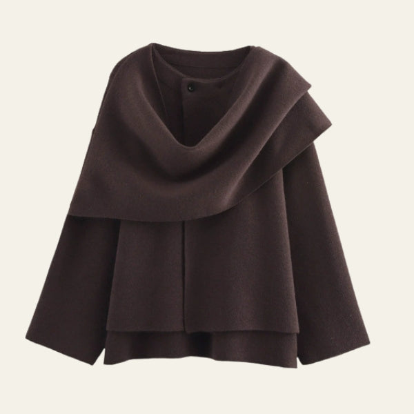 The Sorrento Draped Wool Jacket