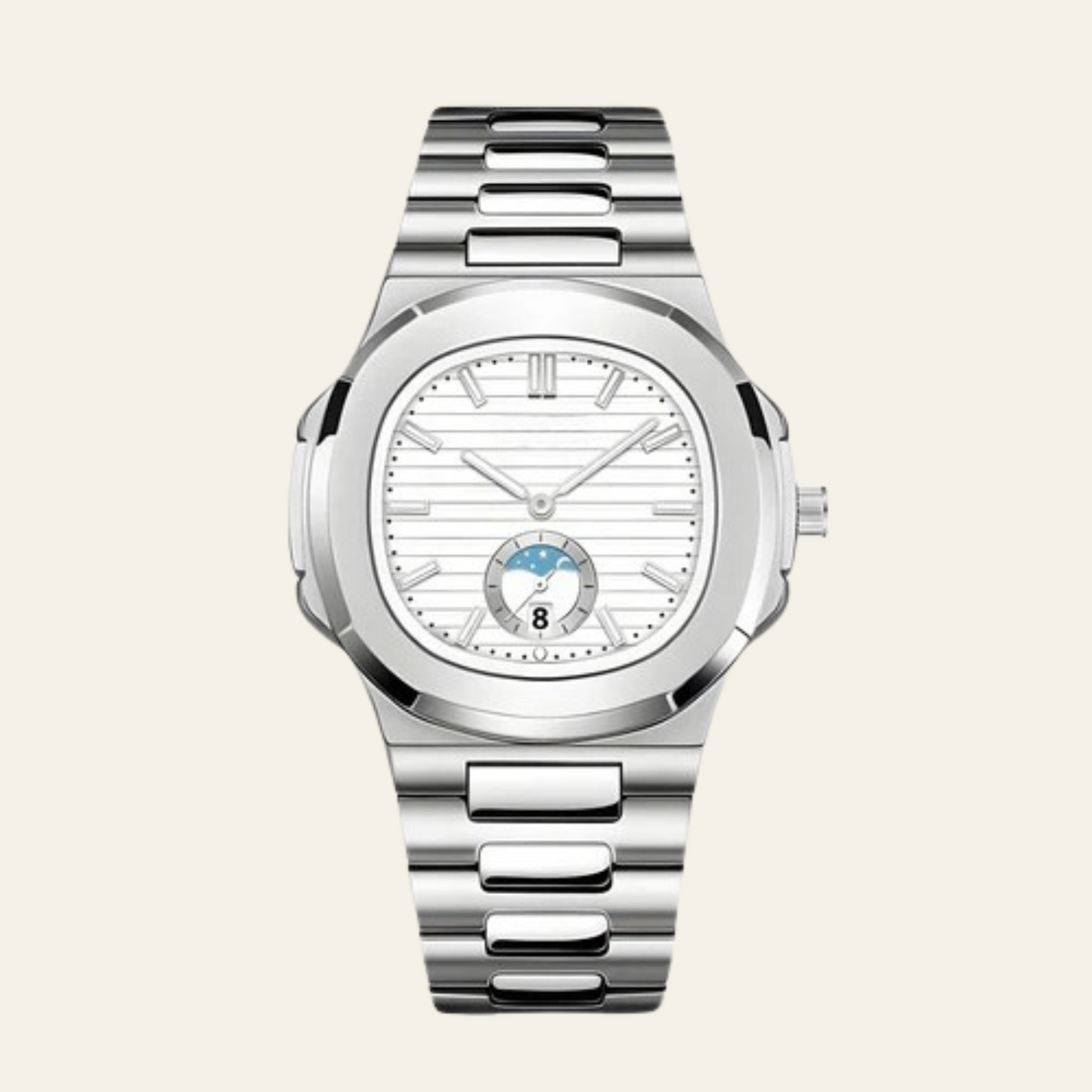 Stainless Steel Nautical Watch