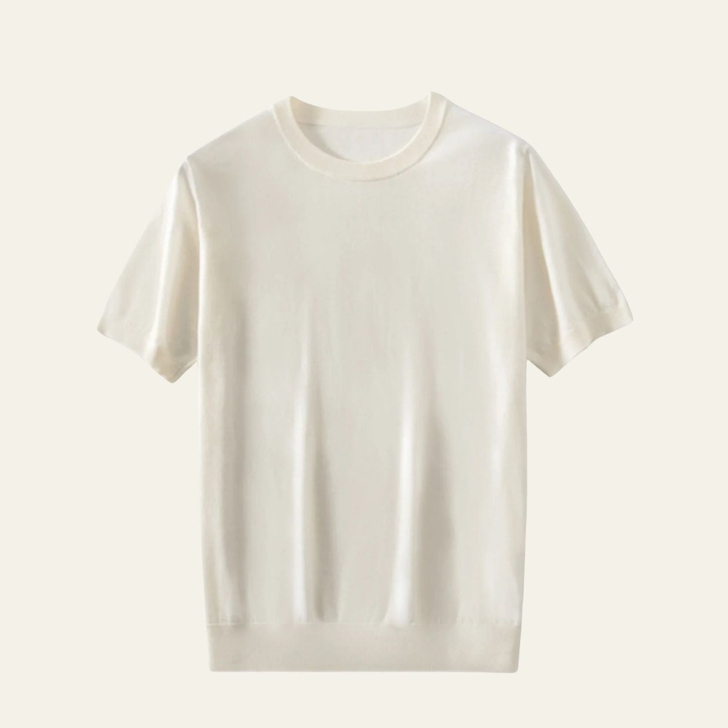 The Lisbon Wool Knit Casual T-Shirt