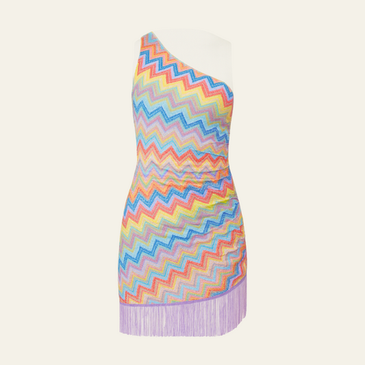The Capri Fringe Mini Dress