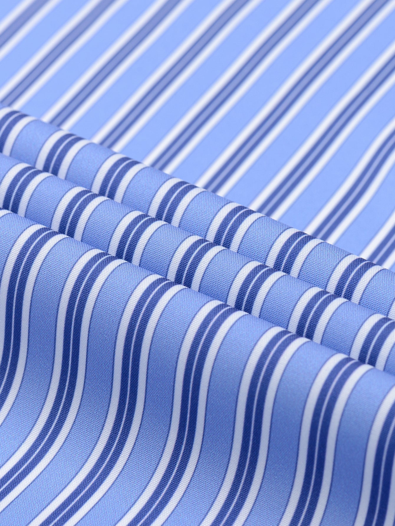 Long Sleeve Stripe Button Up Shirt & Slim Fit Tapered Trousers